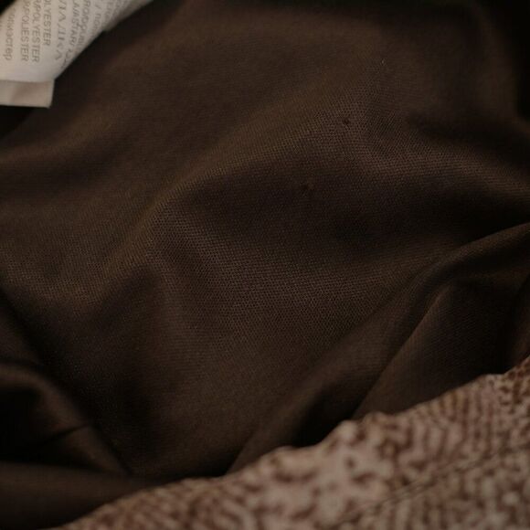 Bebe Long Layered Sheer Skirt‎ / Tube Top Dress Medium Brown Snakeskin Lined - Picture 5 of 16